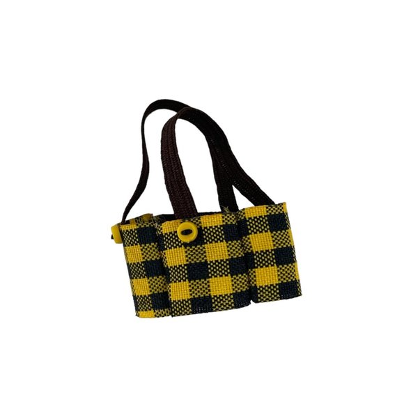 Vintage Troll Toy Figures Yellow Red Hair White Tuxedo w/Extra Outfit - Picture 4 of 5